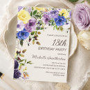 Recherche de 18 ans anniversaire invitations Élégant