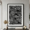 Recherche de motif monochrome posters Abstrait noir et blanc