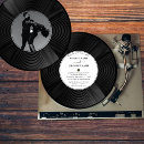 Zoek naar zwart vinyl uitnodigingen Retro