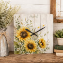 Recherche de tournesol rustique horloges Floral