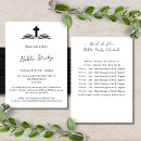 Recherche de églises invitations Noir et blanc