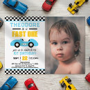 Recherche de damier anniversaire invitations Voiture de course