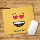 Zoek naar emoticons muismatten Gezicht