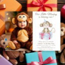 Recherche de singes invitations Aquarelle