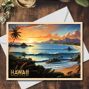 Recherche de peinture de plage cartes postales Coucher de soleil