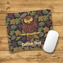 Recherche de dessin hibou tapis souris Animal