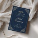 Recherche de cadre bleu marine invitations Couple
