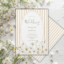 Recherche de marguerite mariage invitations Aquarelle