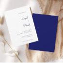 Recherche de bleu et blanc invitations Chic