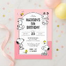 Recherche de snoopy invitations D'anniversaire snoopy personnalisée