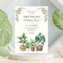 Recherche de plant anniversaire invitations Aquarelle