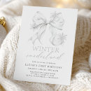 Recherche de winter 1ans anniversaire invitations Flocons de neige