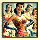 Recherche de corset vintage posters Mode