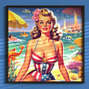 Recherche de vintage summer posters Rétro