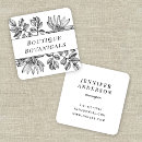 Recherche de noir blanc floral cartes visite Styliste