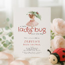Recherche de de coccinelle baby shower invitations Moderne