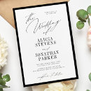 Recherche de typographie formelle invitations Simple