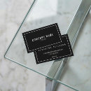 Recherche de noire et blanche cartes visite Administrative professional