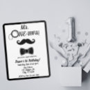 Recherche de la moustache invitations Noir et blanc