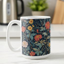 Recherche de conception vintage mugs bouteilles Motif floral