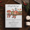 Recherche de elfe noël invitations Aquarelle