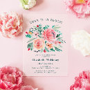 Recherche de pink floral bridal shower invitations Pour elle