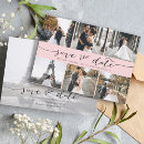 Recherche de photo collage save the dates Moderne