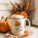 Recherche de automne feuille tasses Aquarelle