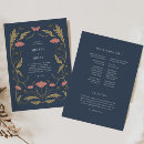 Recherche de vintage mariage programmes Ordre de service