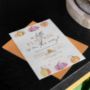 Recherche de pumpkin baby shower invitations Minimaliste