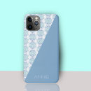 Recherche de motif de mandala iphone coques Bleu