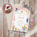 Recherche de château rose invitations Licorne