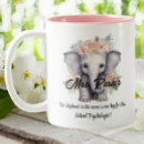 Recherche de éléphant mignon tasses Drôle