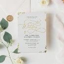 Recherche de sophistiqué mariage invitations Calligraphie