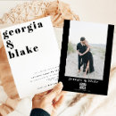 Recherche de contemporary mariage invitations Couple