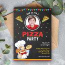 Recherche de anniversaire de pizza cartes invitations cool