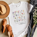 Recherche de fleurs sauvages tshirts Floral
