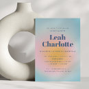 Recherche de bleu pastel invitations Dégradé