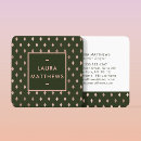 Recherche de luxe doré cartes visite Décorateur