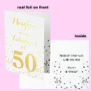 Recherche de 50 anniversaire cartes Monogramme