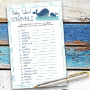 Recherche de whale baby shower Bleu