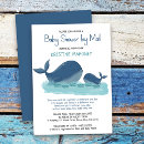 Recherche de whale invitations Aquarelle