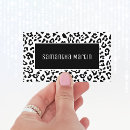 Recherche de taches de léopard cartes visite Customer