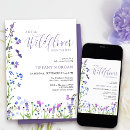 Recherche de pourpre de fleur invitations Mother to be
