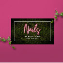 Recherche de salon de clou de beauté cartes visite Ongles