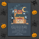 Recherche de maison hantée halloween invitations Effrayant