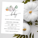 Recherche de de bébé de citrouille invitations Automne