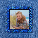 Recherche de cadre bleu badges Carré
