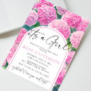 Recherche de hydrangea baby shower invitations Botanique