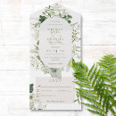 Zoek naar varen uitnodigingen Groen en wit